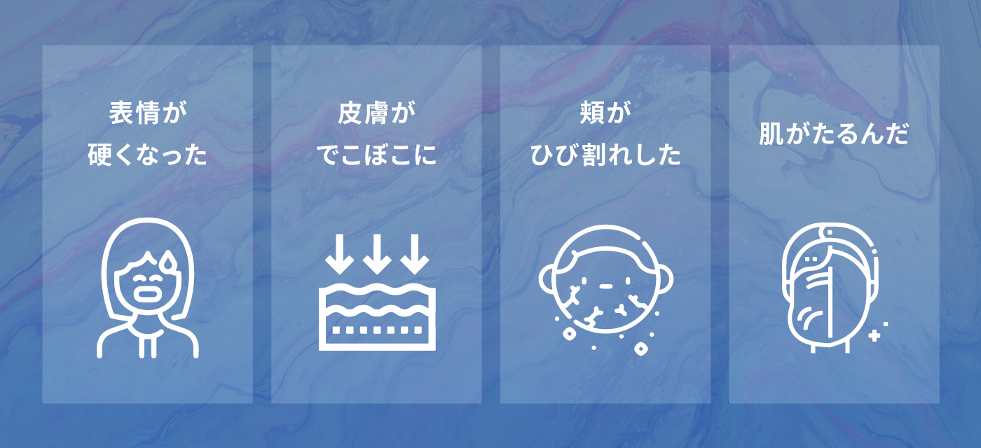 エラボトックスの失敗例の4つの表
